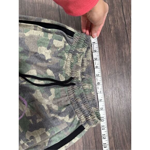 Topshop Camouflage Elastic Waist Drawstring Pull On Jogger Pants Green Sz 4 NWT - Picture 9 of 11
